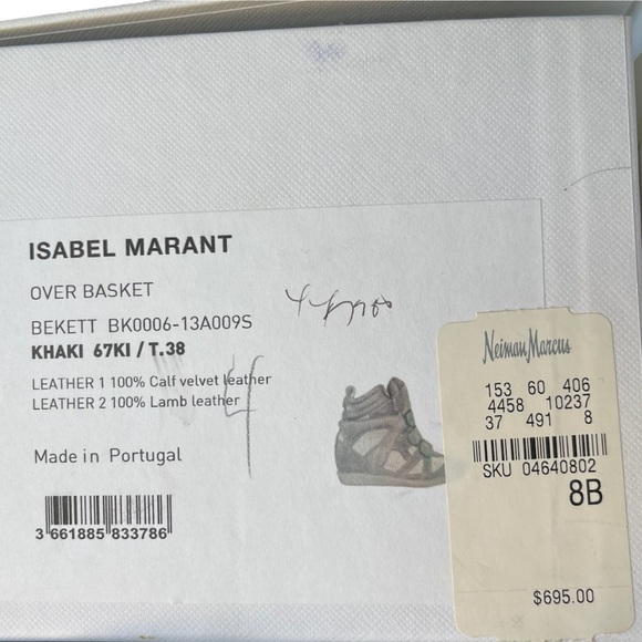 Isabel Marant high-top Bekett sneakers - Picture 8 of 8